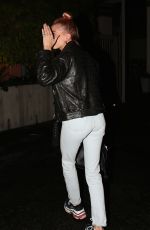HAILEY BALDWIN Out for Dinner at Matsuhisa in Los Angeles 01/10/2018