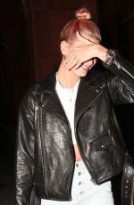 HAILEY BALDWIN Out for Dinner at Matsuhisa in Los Angeles 01/10/2018