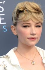 HALEY BENNETT at 2018 Critics’ Choice Awards in Santa Monica 01/11/2018
