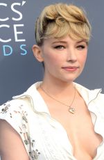 HALEY BENNETT at 2018 Critics’ Choice Awards in Santa Monica 01/11/2018