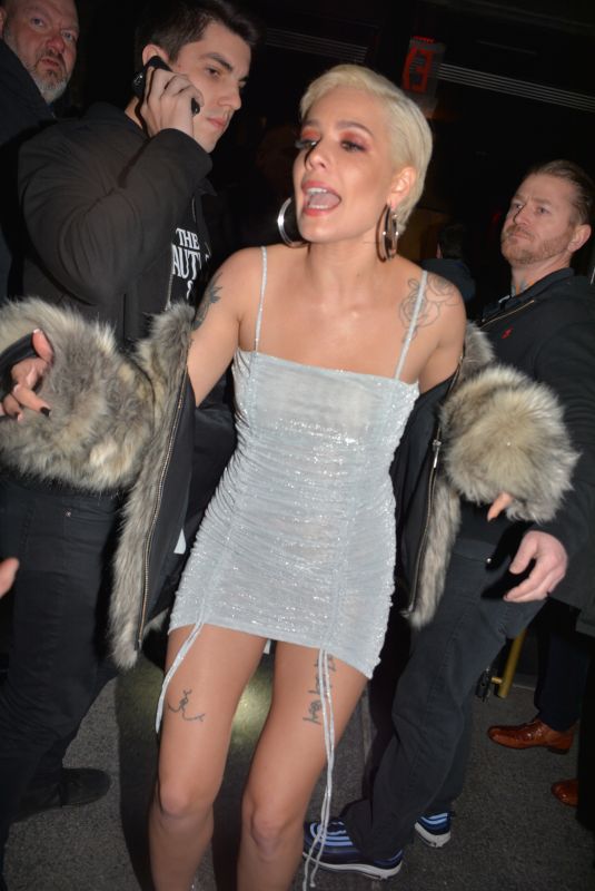 HALSEY Night Out in New York 01/13/2018