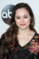 HAYLEY ORRANTIA at ABC All-star Party at TCA Winter Press Tour in Los Angeles 01/08/2018
