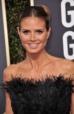 HEIDI KLUM at 75th Annual Golden Globe Awards in Beverly Hills 01/07/2018