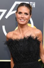 HEIDI KLUM at 75th Annual Golden Globe Awards in Beverly Hills 01/07/2018