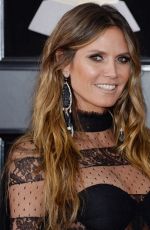 HEIDI KLUM at Grammy 2018 Awards in New York 01/28/2018