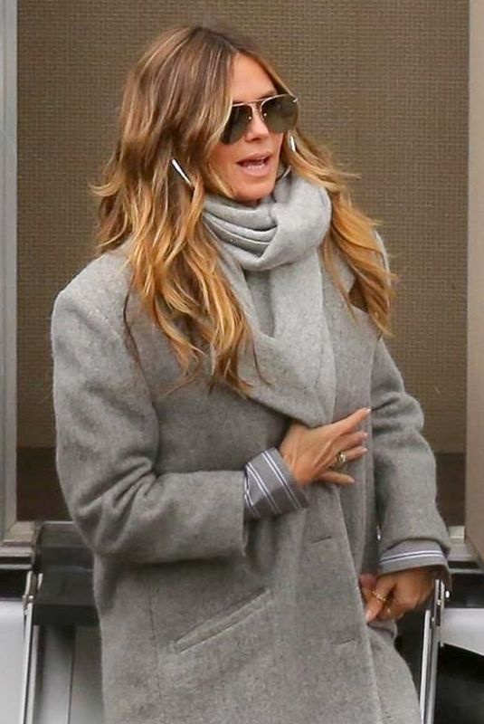 HEIDI KLUM Out for Lunch in Los Angeles 01/19/2018