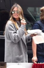 HEIDI KLUM Out for Lunch in Los Angeles 01/19/2018