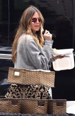 HEIDI KLUM Out for Lunch in Los Angeles 01/19/2018