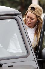 HILARY DUFF Leaves Joan