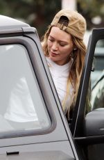 HILARY DUFF Leaves Joan