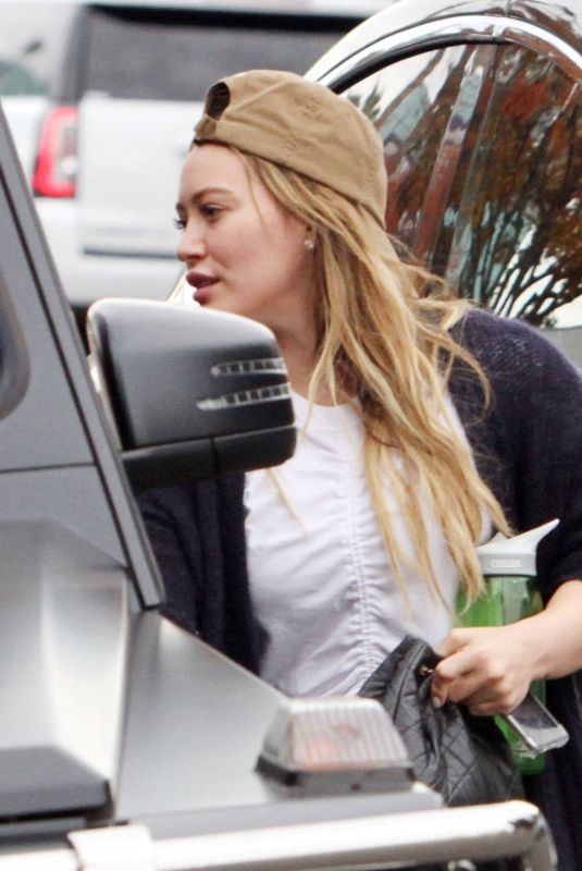 HILARY DUFF Leaves Joan