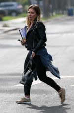 HILARY DUFF Out and About in Santa Monica 01/16/2018