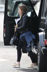 HILARY DUFF Out in Santa Monica 01/16/2018