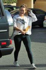 HILARY DUFF Shopping at Big 5 Sporting Goods in Los Angeles 01/15/2018