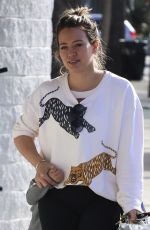 HILARY DUFF Shopping at Big 5 Sporting Goods in Los Angeles 01/15/2018
