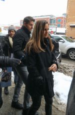 HILARY SWANK Out and About in Park City 01/20/2018