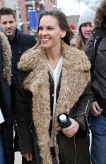 HILARY SWANK Out at 2018 Sundance Film Festival 01/21/2018