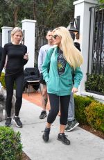 HOLLY MADISON Out and About in Los Angeles 01/06/2018