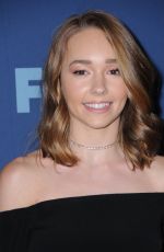 HOLLY TAYLOR at Fox Winter All-star Party, TCA Winter Press Tour in Los Angeles 01/04/2018