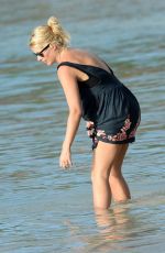 HOLLY WILLOGHBY at a Beach in Barbados 01/02/2018