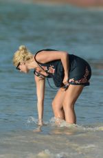 HOLLY WILLOGHBY at a Beach in Barbados 01/02/2018