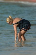 HOLLY WILLOGHBY at a Beach in Barbados 01/02/2018