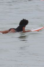 IMAAN HAMMAM in Bikini at Ipanema Beach in Rio De Janeiro 01/05/2018