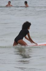 IMAAN HAMMAM in Bikini at Ipanema Beach in Rio De Janeiro 01/05/2018