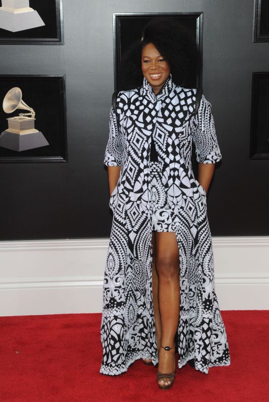 INDIA ARIE at Grammy 2018 Awards in New York 01/28/2018