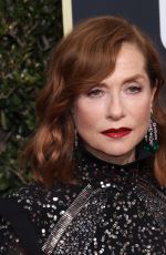 ISABELLE HUPPERT at 75th Annual Golden Globe Awards in Beverly Hills 01/07/2018