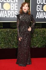 ISABELLE HUPPERT at 75th Annual Golden Globe Awards in Beverly Hills 01/07/2018