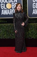 ISABELLE HUPPERT at 75th Annual Golden Globe Awards in Beverly Hills 01/07/2018