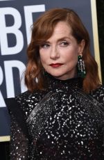 ISABELLE HUPPERT at 75th Annual Golden Globe Awards in Beverly Hills 01/07/2018