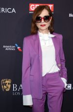 ISABELLE HUPPERT at Bafta Los Angeles Tea Party in Los Angeles 01/06/2018