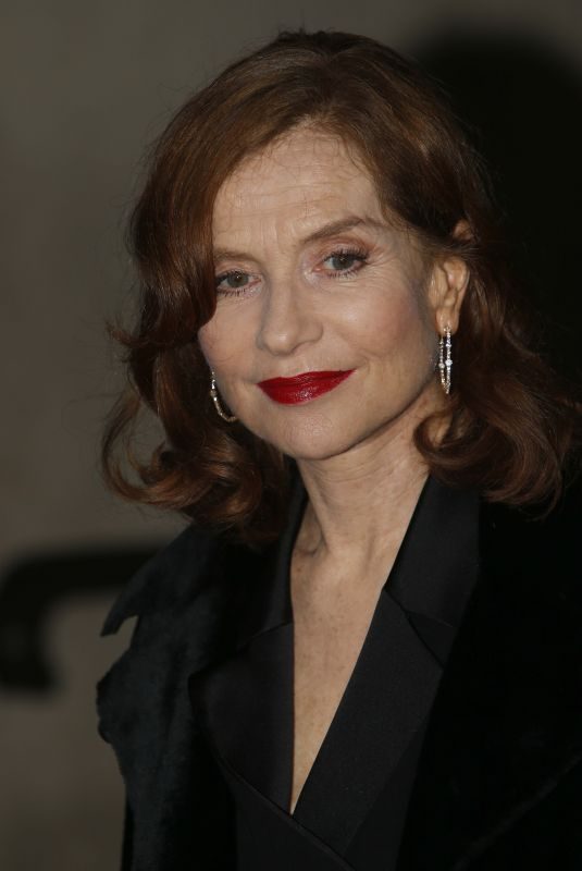 ISABELLE HUPPERT at Giorgio Armani Prive Show at 2018 Haute Couture Fashion Week in Paris 01/23/2018