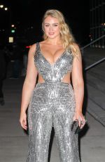 ISKRA LAWRENCE Arrives at a Grammy