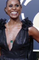 ISSA RAE at 75th Annual Golden Globe Awards in Beverly Hills 01/07/2018