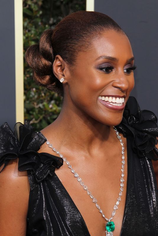 ISSA RAE at 75th Annual Golden Globe Awards in Beverly Hills 01/07/2018