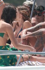 IZABEL GOULART and BRUNA MARQUEZINE at a Boat in Fernando De Noronha 01/01/2018