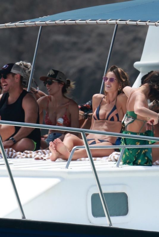 IZABEL GOULART and BRUNA MARQUEZINE at a Boat in Fernando De Noronha 01/01/2018