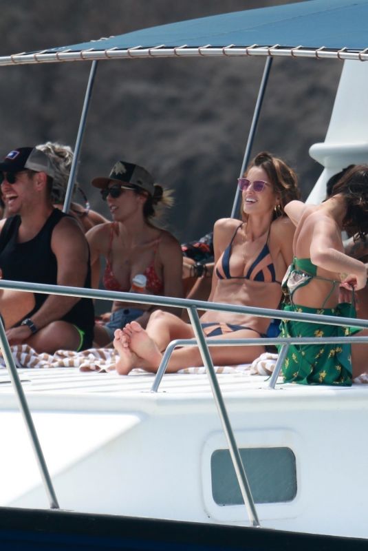 IZABEL GOULART and BRUNA MARQUEZINE at a Boat in Fernando De Noronha 01/01/2018