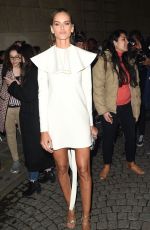 IZABEL GOULART Arrives at Valentino Fashion Show in Paris 01/24/2018