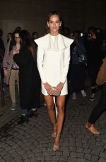 IZABEL GOULART Arrives at Valentino Fashion Show in Paris 01/24/2018