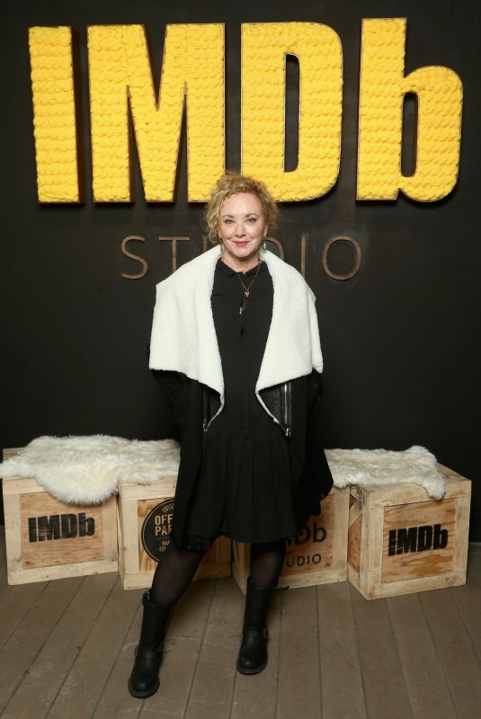 J. SMITH-CAMERON at IMDB Studio at Sundance Film Festival in Park City 01/19/2018