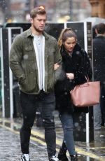 JACQUELINE JOSS and Dan Osborne Out London 01/21/2018