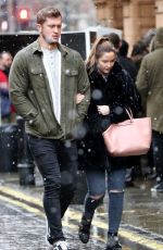 JACQUELINE JOSS and Dan Osborne Out London 01/21/2018