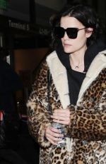 JAIMIE ALEXANDER at LAX Airport in Los Angeles 01/19/2018