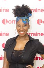 JAMELIA at Lorraine TV Show in London 01/29/2018