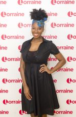 JAMELIA at Lorraine TV Show in London 01/29/2018
