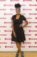 JAMELIA at Lorraine TV Show in London 01/29/2018